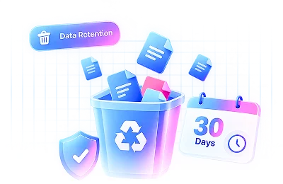 Data retention and recycle bin